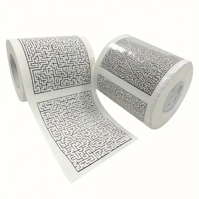 쓸데없는 친구 선물 미로휴지 화장실 두루마리 롤 화장지 휴지 티슈 집들이선물 소품