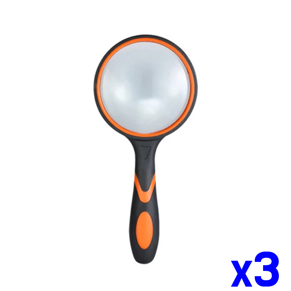 휴대용 손잡이 돋보기 75mm x3개 - 상품 이미지