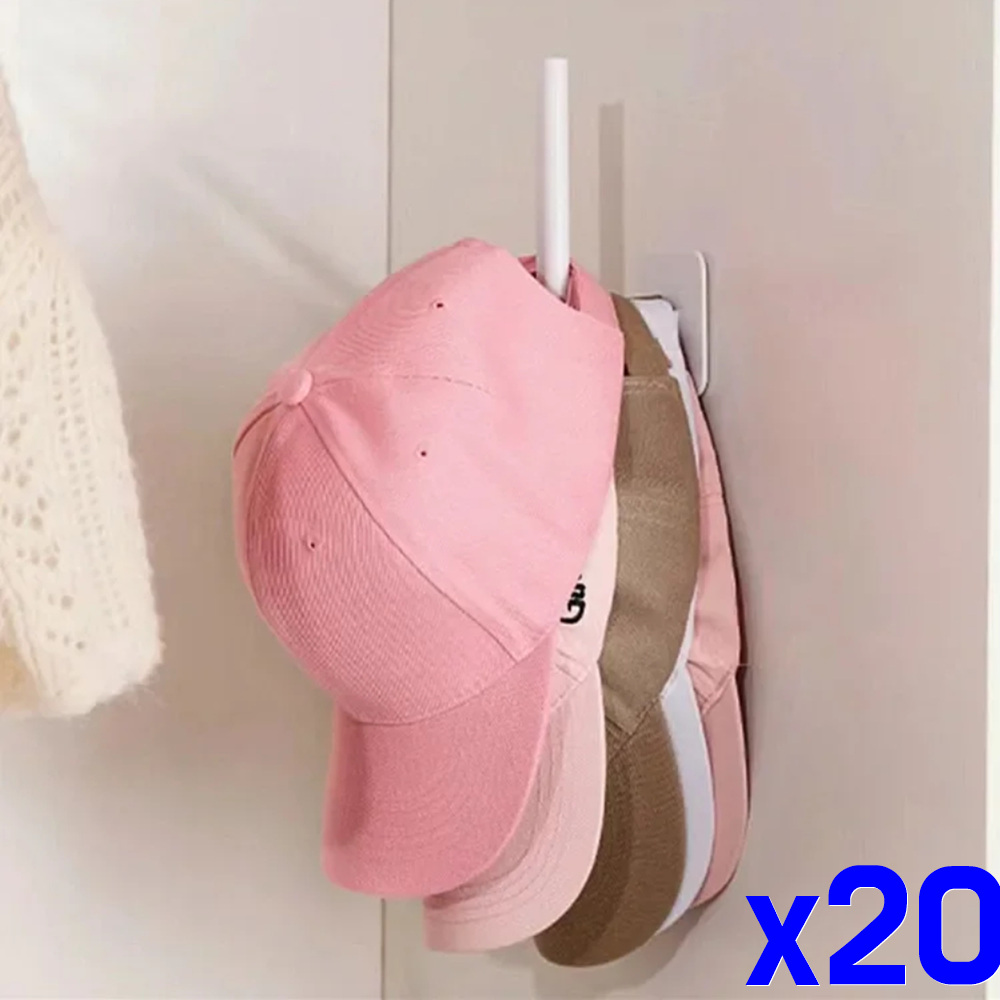 무타공 ABS재질 야구모자 걸이 x20개 - 상품 이미지