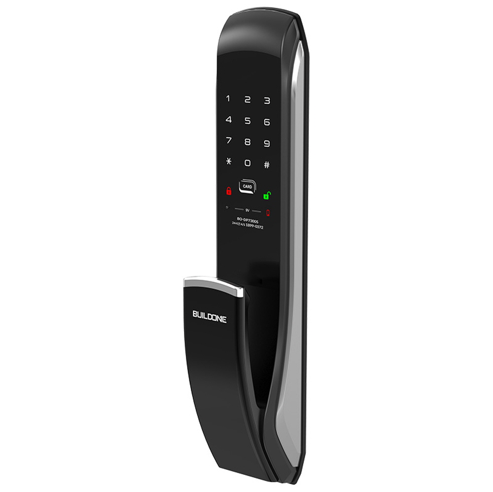 푸시풀 디지털 도어락 BO-DP7300S 화재감지 아파트 현관문 카드키 번호키 설치 빌드원 - 상세 이미지 3