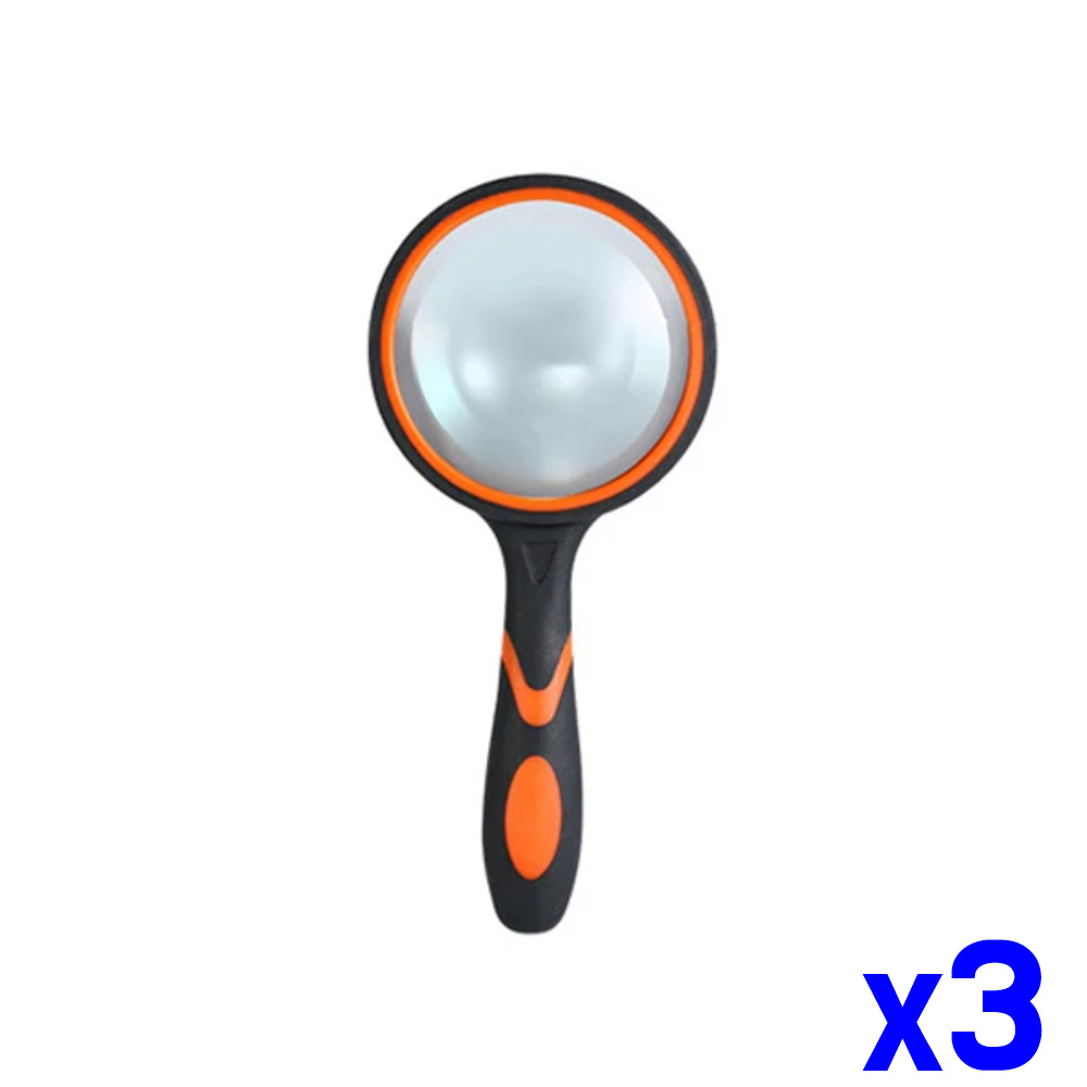 휴대용 손잡이 돋보기 60mm x3개 - 상품 이미지