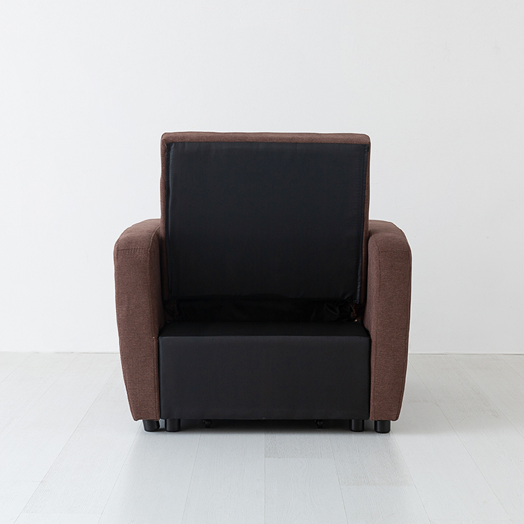 네르센 1인 패브릭 소파베드 XY2178 9974.2769, 브라운