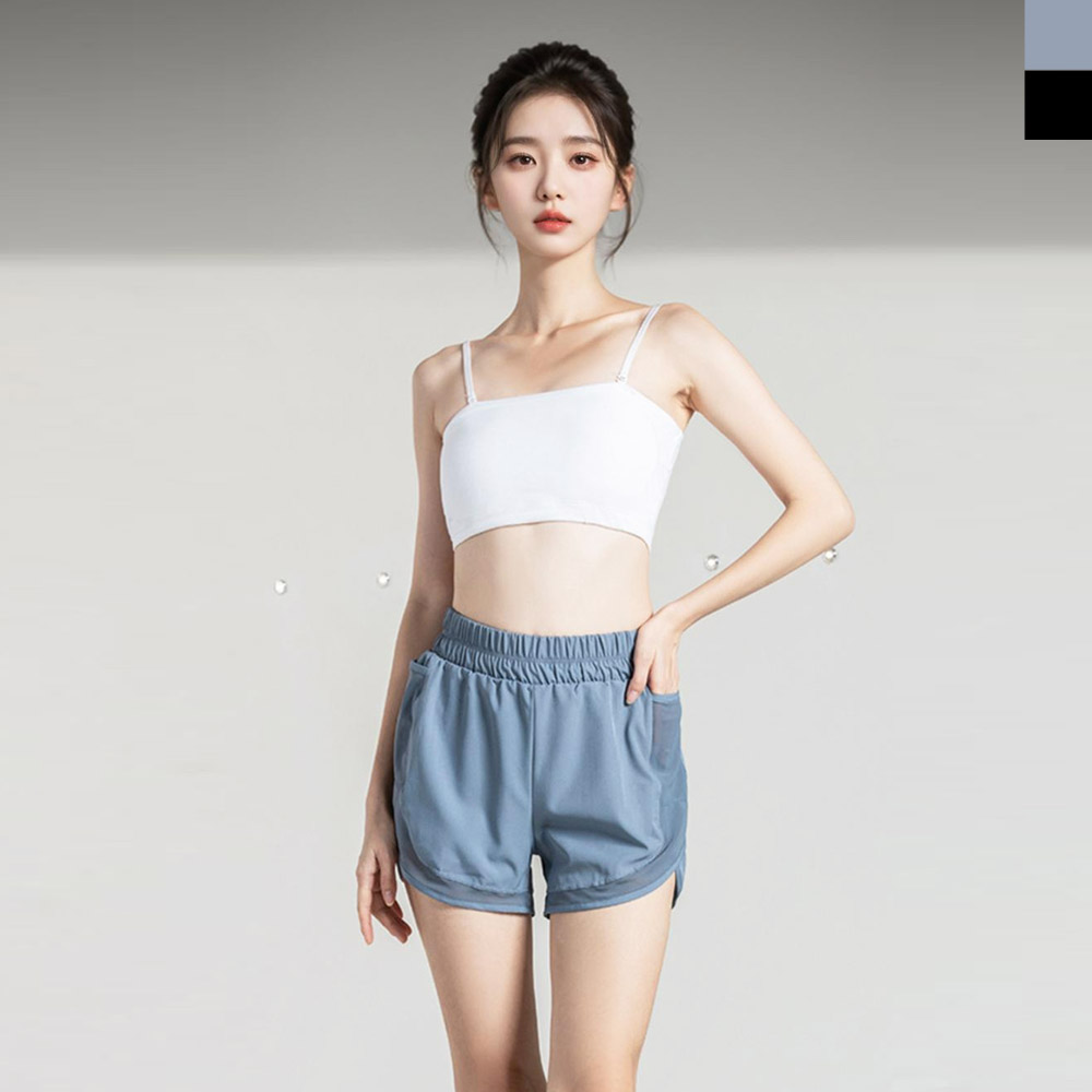 YJDKSW02 여자러닝쇼츠3부반바지-속바지투인원 NKJN - 메인 이미지