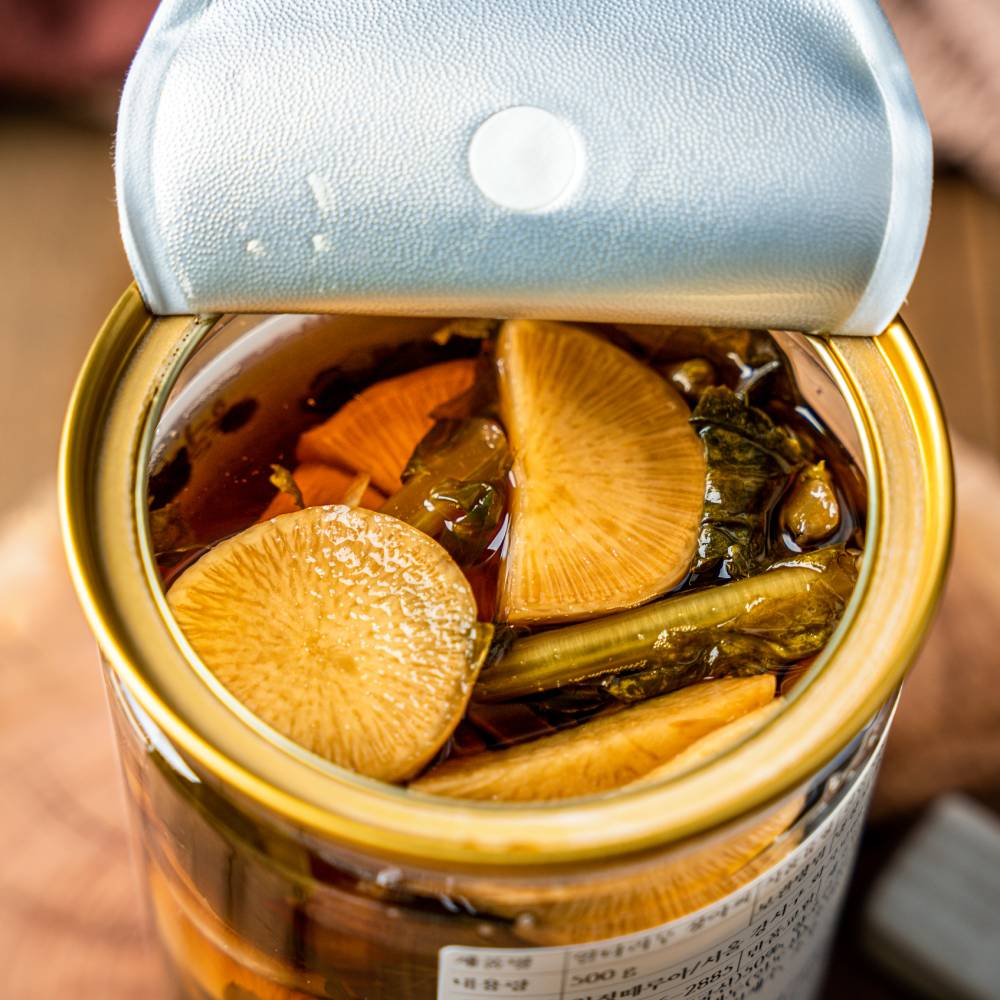 월정식품점 무간장짱아치 무짱아찌 알타리무우장아찌 500g 이미지 8