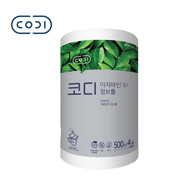 코디 점보롤 1겹 이지파인 식당 병원 500mx4롤 1팩 - 상품 이미지