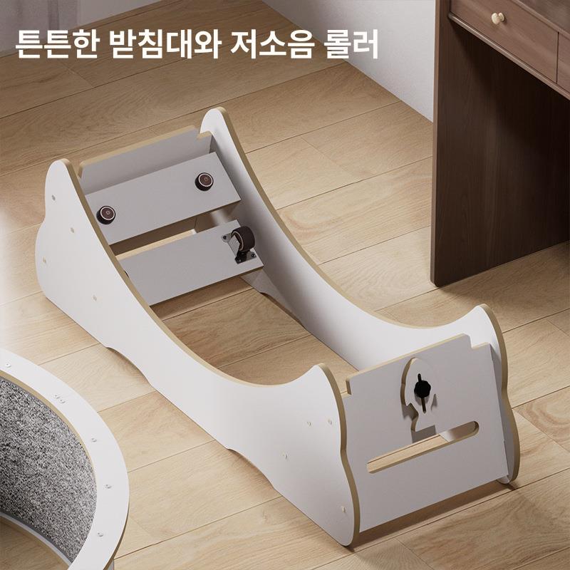 고양이런닝머신 물레방아 펫런닝머신 쳇바퀴 캣워커 SS 새끼 내추럴 우드 기타 - 상세 이미지 2