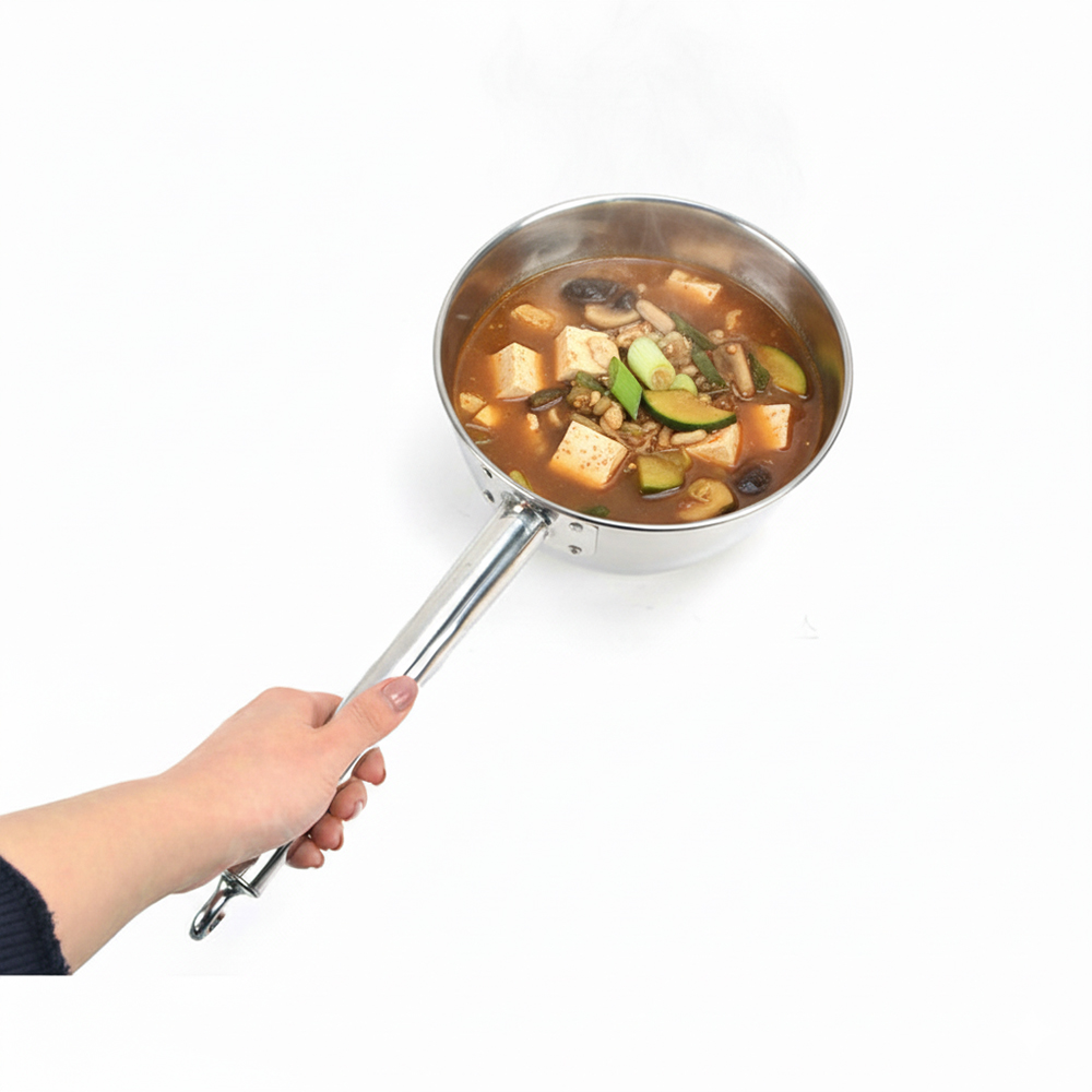 스텐 업소용 대형 통샥구 국자 단체급식 배식 멀티볼 1600-3000cc - 상품 이미지