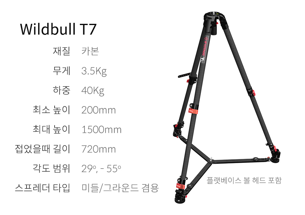 IFOOTAGE T7S+K7 KIT 비디오삼각대 상세 정보 2