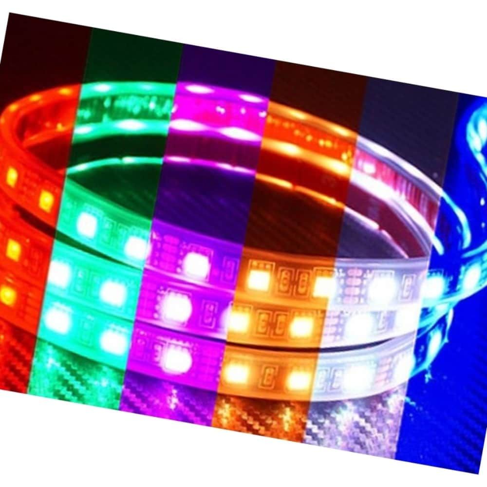 12V용 3칩 LED바 RGB 5M롤 라인 인테리어 경관 - 상품 이미지