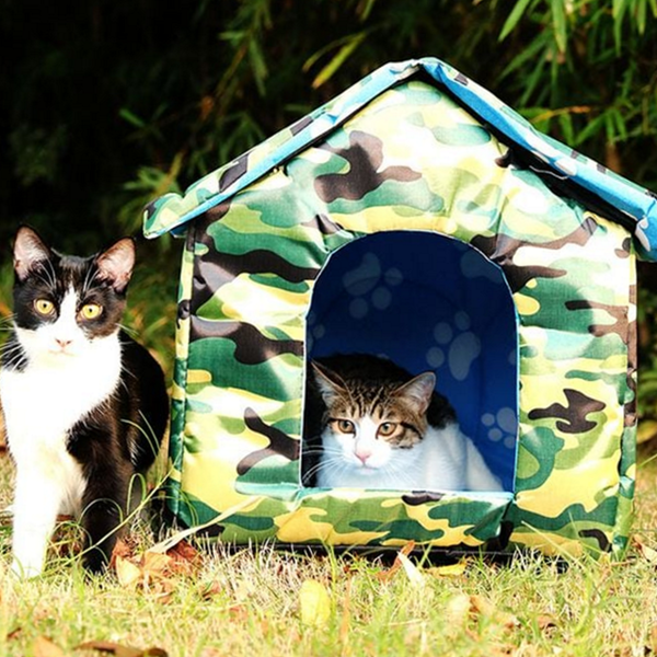 방수 길고양이 겨울 집 조립식 하우스 실외 보온
