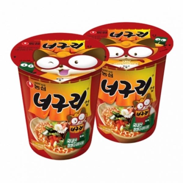 농심 152237 너구리 6개입 소컵 문구용품 학습준비물 - 상품 이미지