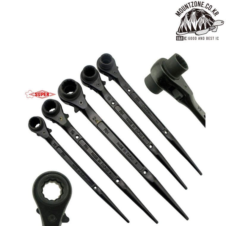일본산 SUPER 더블양면라쳇렌치 겐삭기 36x41mm-1개 - 메인 이미지