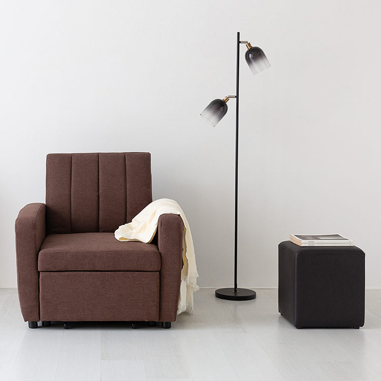 네르센 1인 패브릭 소파베드 XY2178 9974.2769, 브라운