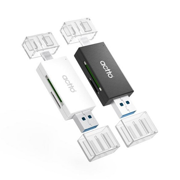 멀티 c 타입 카드 리더기 듀얼 usb 카드 리더기 블랙박스 - 메인 이미지