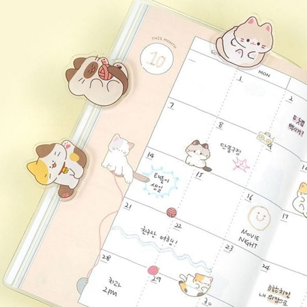 다꾸 랜덤 집게 캐릭터 아크릴 집게 귀여운 디자인 문구 - 상품 이미지
