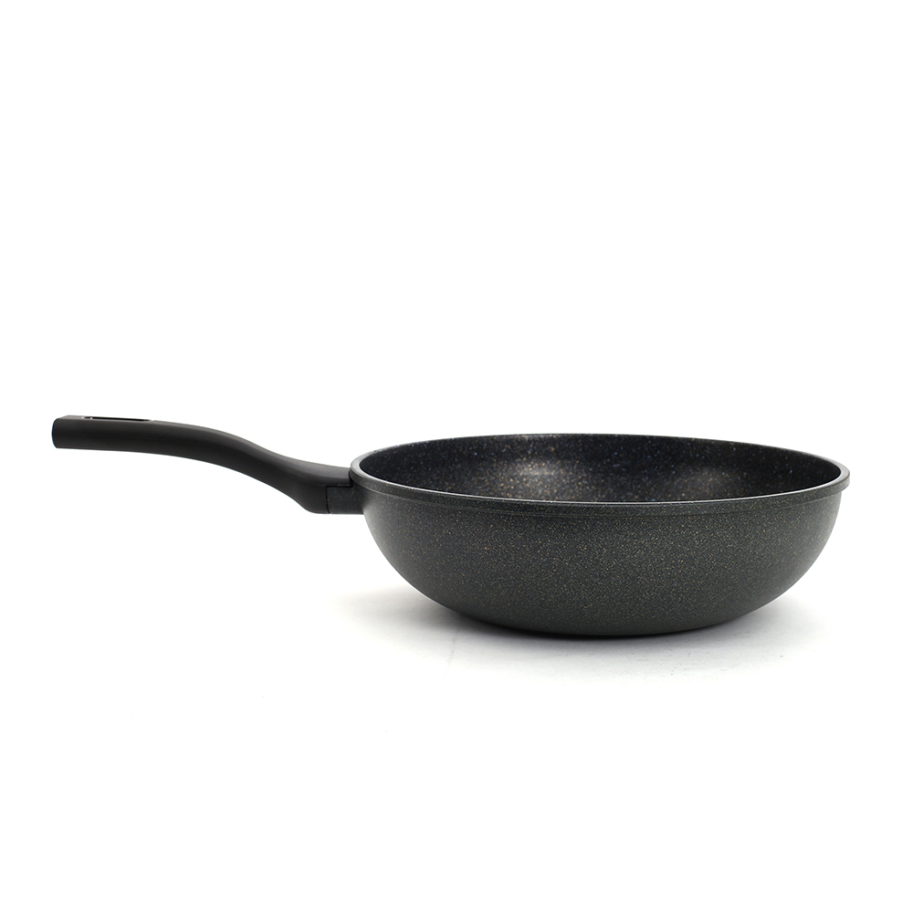 통주물궁중팬 마블스톤 궁중팬 중식 웍 튀김팬 30cm 롯데궁중팬 - 상세 이미지 2