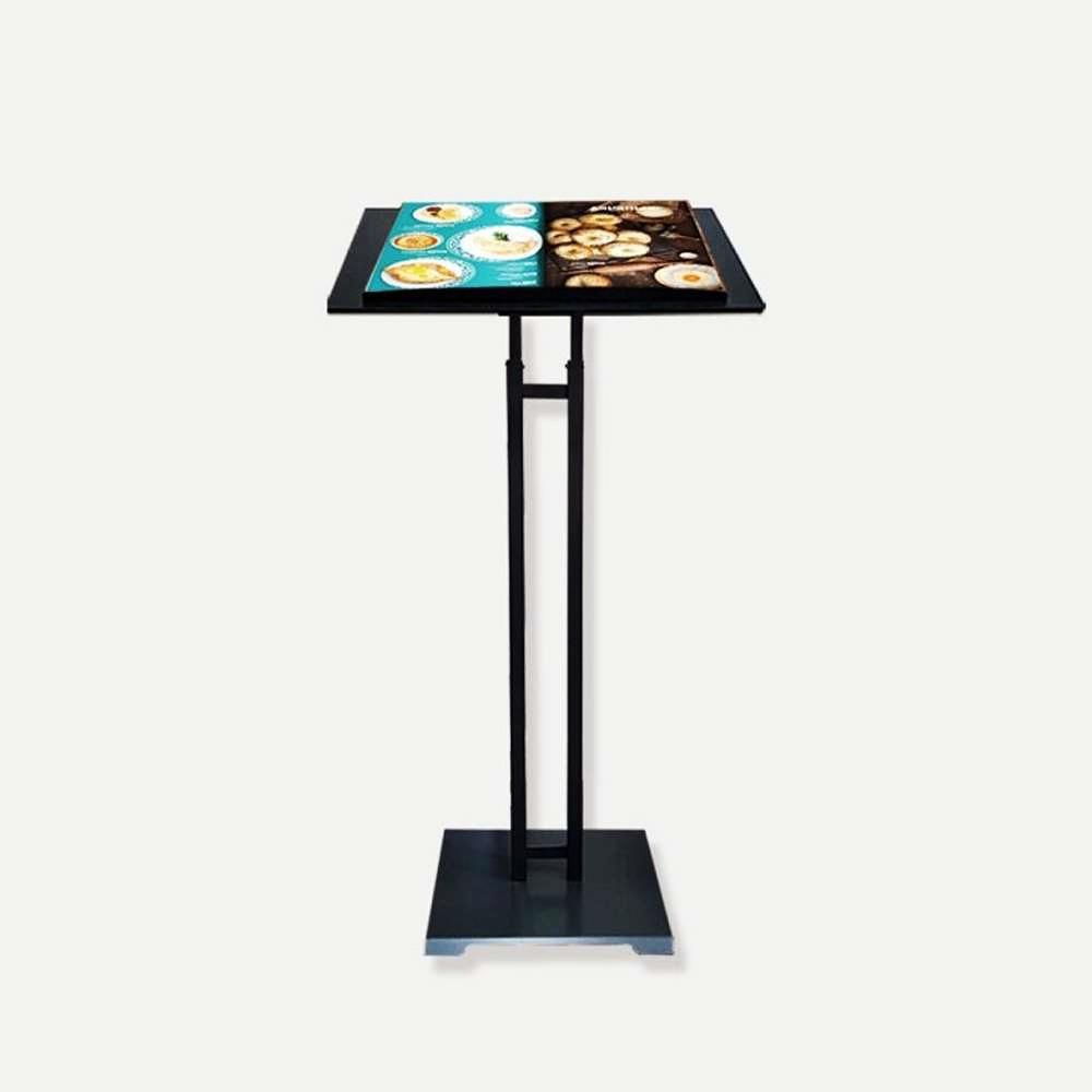 아크릴 메뉴판거치대 480mm 야외 가격판 실외 철제 - 상품 이미지
