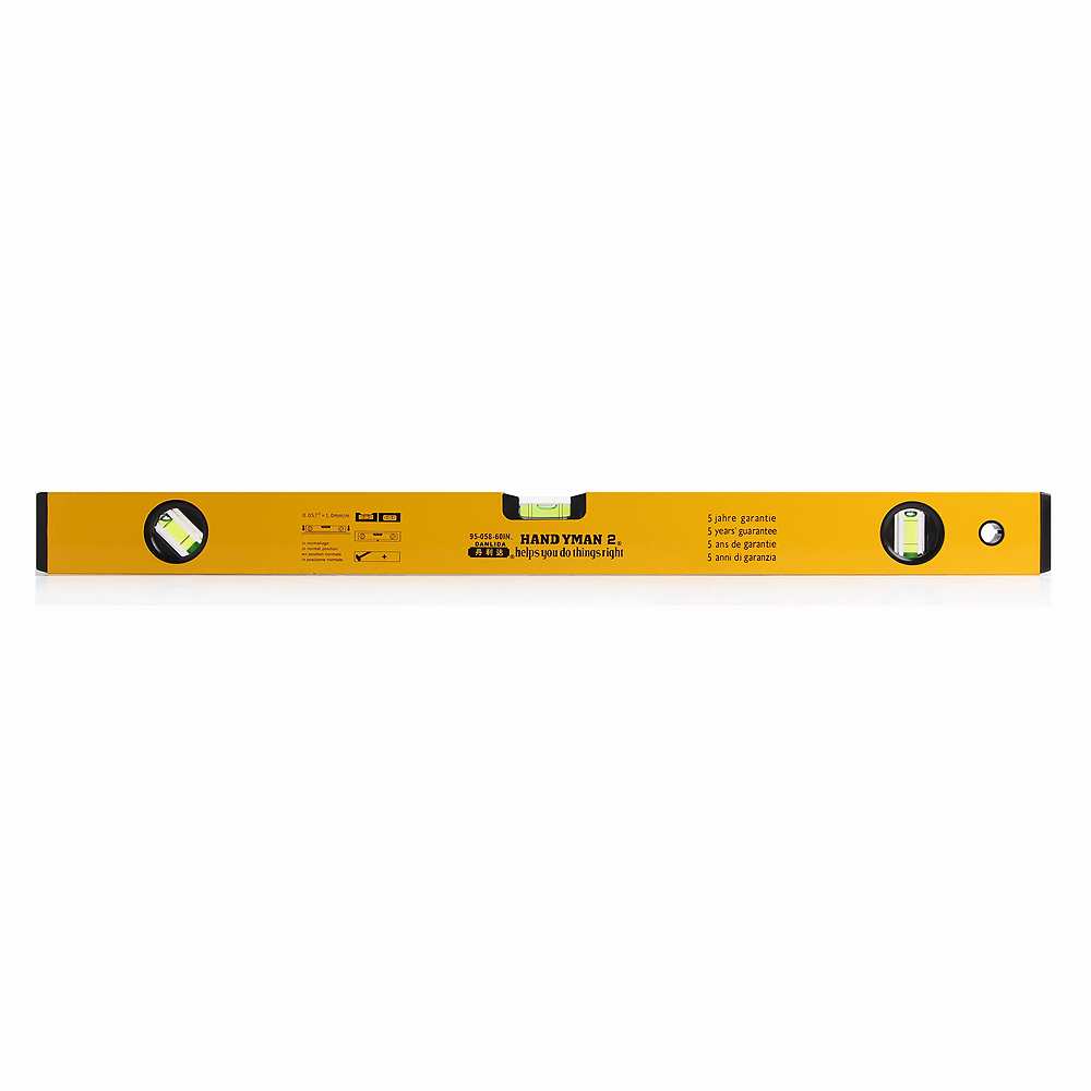 수평자 60cm 알루미늄 자석 수평계 레벨 수평대 수평기 - 상품 이미지