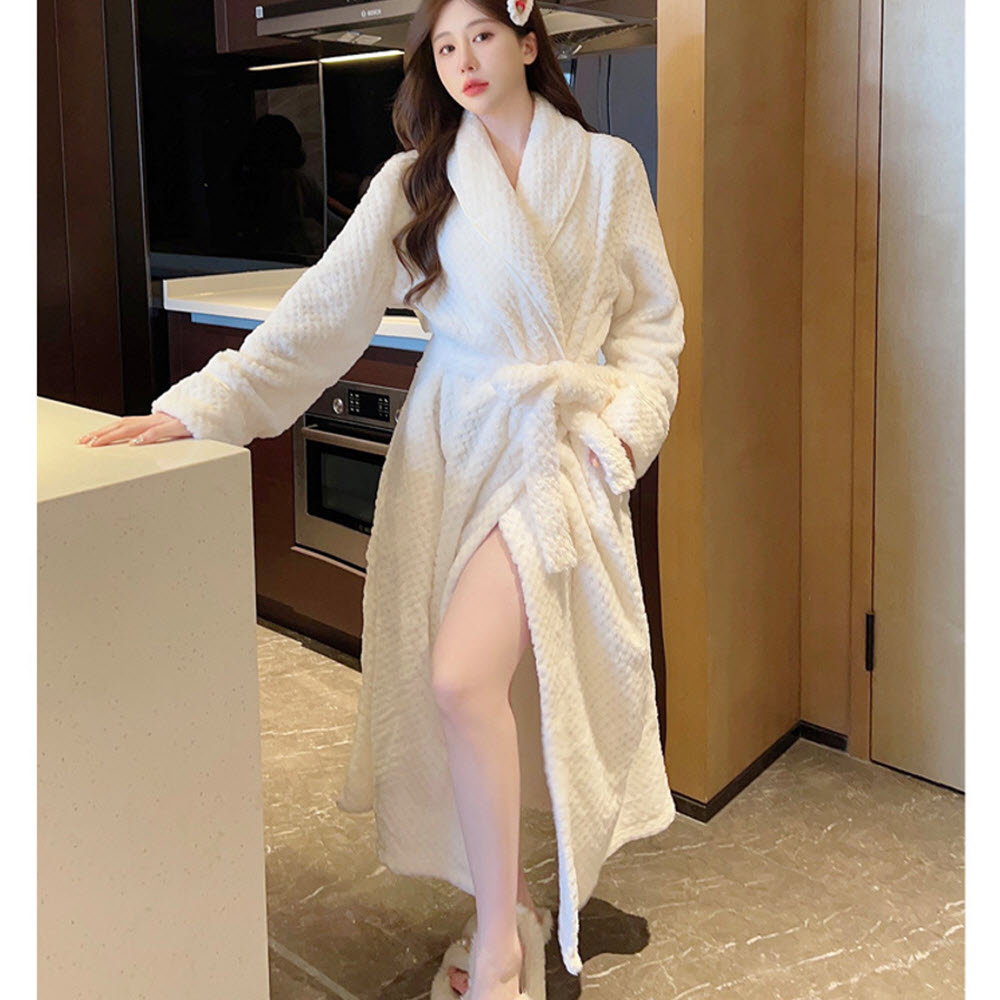 극세사 호텔 샤워 가운 수면 커플 잠옷 목욕 가운 골프 로브