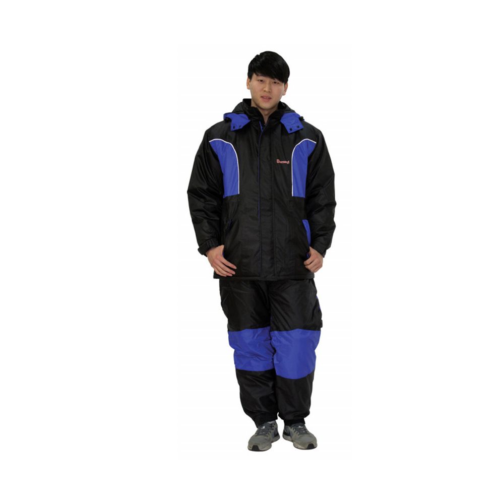 AJ-SA 겨울 방수방한복 검청색 세트 (4XL-5XL) - 상품 이미지