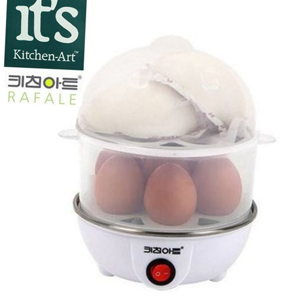 전기 계란 찜기 2단 달걀 찜기 가정용 요리