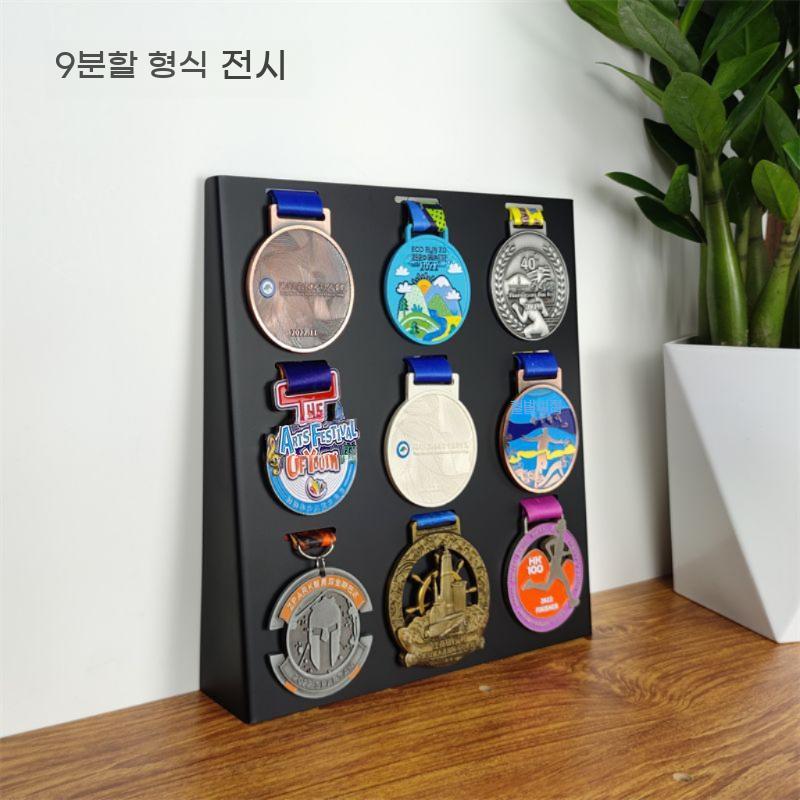 메달 보관함 스탠드 금메달 뱃지 프레임 마라톤 액자 케이스 진열 - 상세 이미지 5