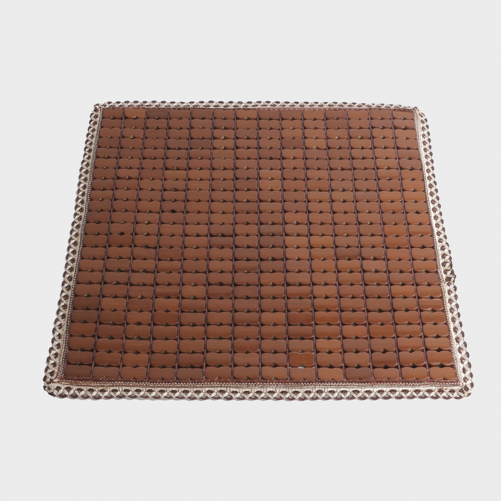 여름방석 쿨링히트 대나무 방석(45cm) (브라운) 자동차방석 통풍방석 - 상세 이미지 2