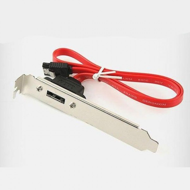 SATA 변환 브라켓 eSATA 변환 1포트 젠더 30CM - 메인 이미지