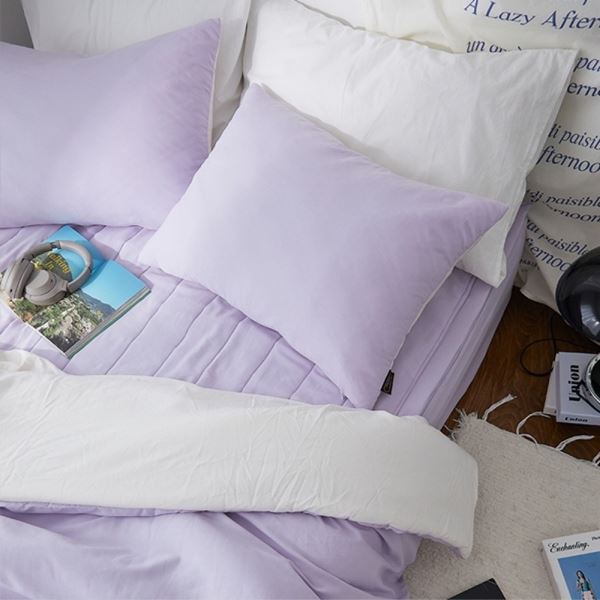 무봉제 차렵 이불 옥수수솜 Q BEDCOVER 모모 - 상품 이미지