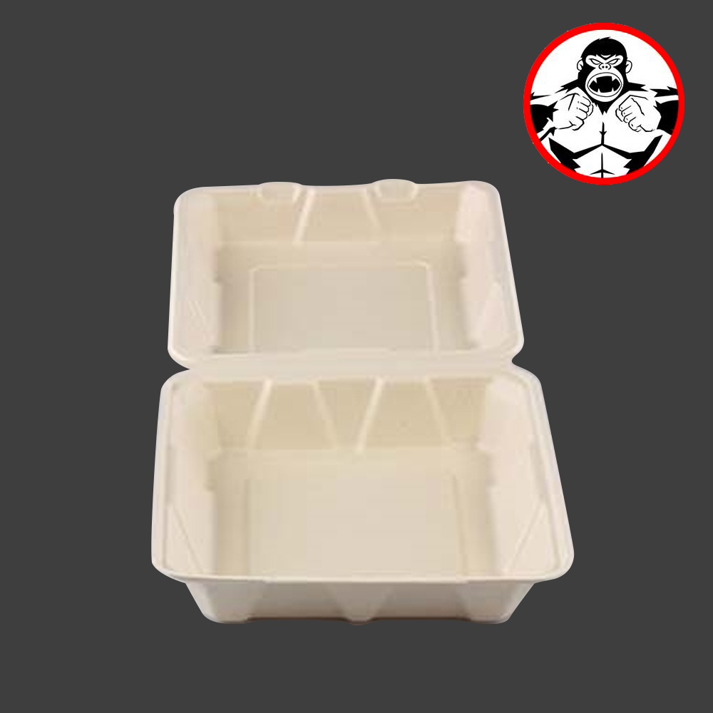 테이크아웃 도시락 간편포장용기 200개 230 230 75mm - 상품 이미지