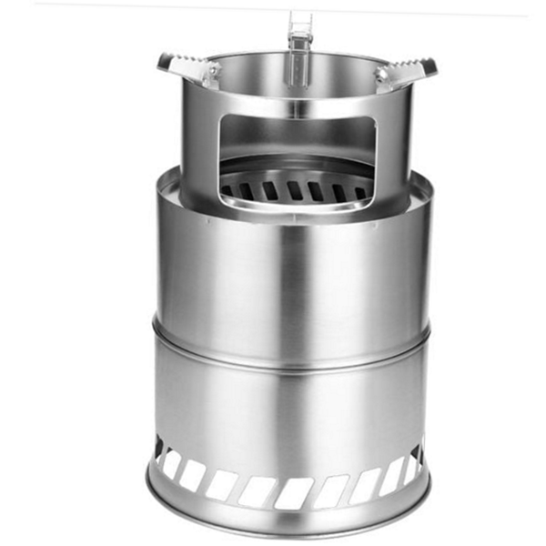 접이식 휴대용 스토브 바람막이 캠핑 스토브 스테인레스 버너 야외 미니