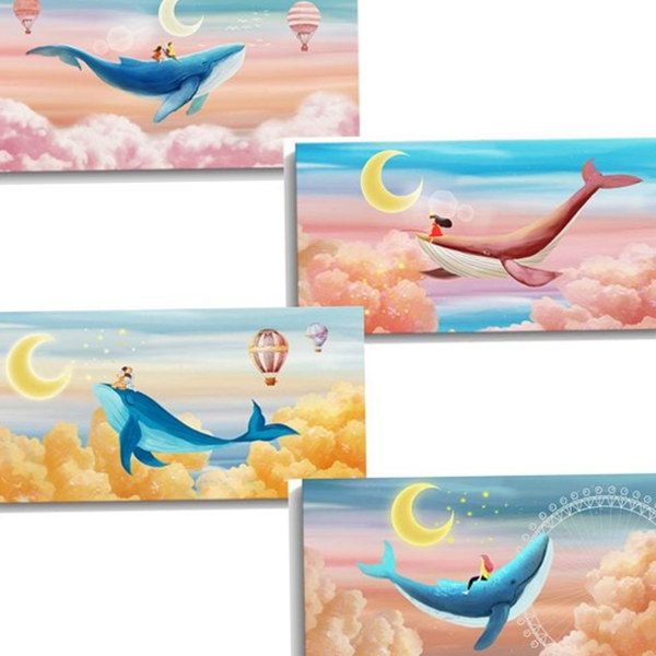 북유럽풍 캔버스 그림 액자 추상화 하늘 그림 액자 인테리어 홈데코 - 상품 이미지