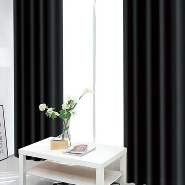 호텔식 아일렛 암막 커튼 방한 아일렛 형 암막 커튼 거실