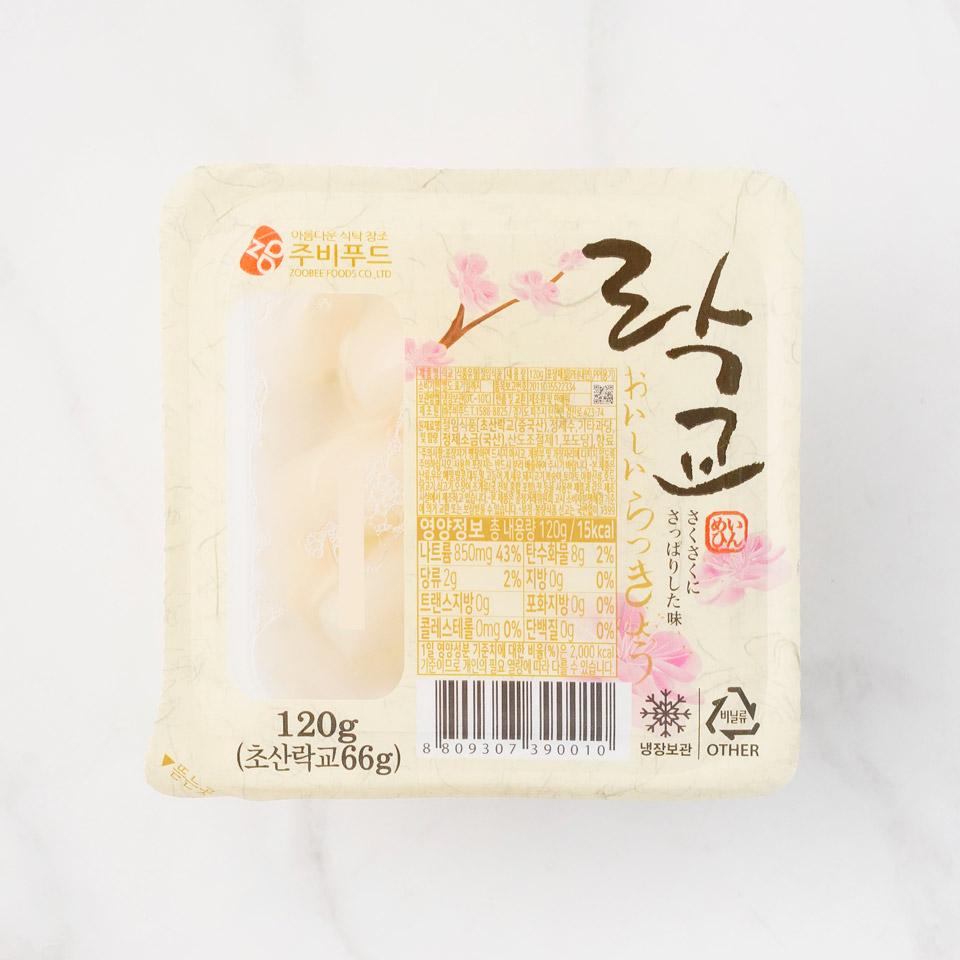 메가마트 오이시 락교 120g - 상품 이미지