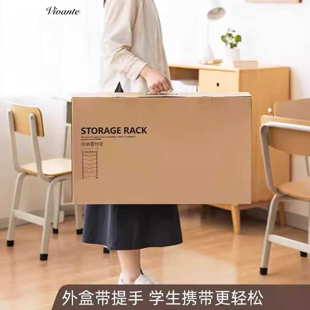 책상 옆 카트 틈새공간 북트롤리 정리함 다층 웨건 - 상세 이미지 3