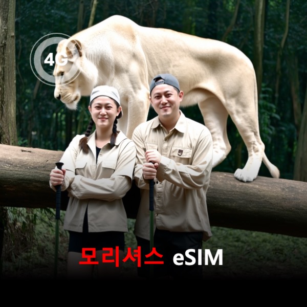 [통큰무제한] 모리셔스 이심 eSIM 데이터 매일 3GB 초고속 이후 1Mbps 고속 무제한 이심통 - 상품 이미지