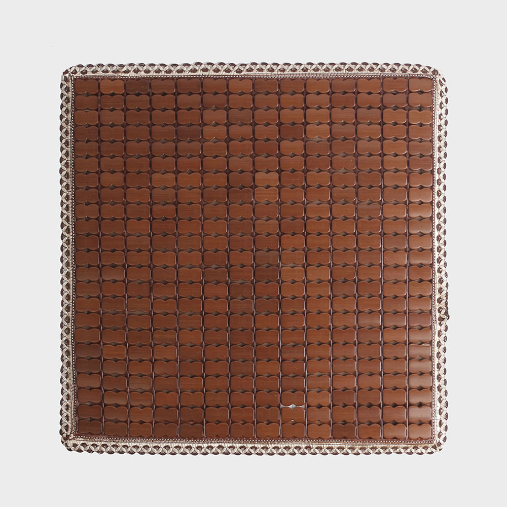 여름방석 쿨링히트 대나무 방석(45cm) (브라운) 자동차방석 통풍방석 - 상품 이미지