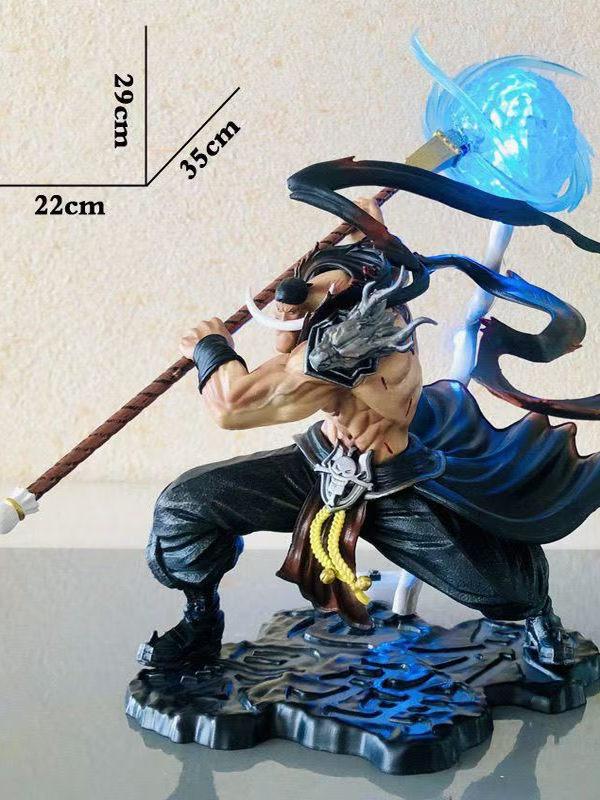 원피스 해적왕 흰수염 슈퍼배틀 전투 조각상 모델 장식 천사 흰머리 28cm 1개 - 상품 이미지