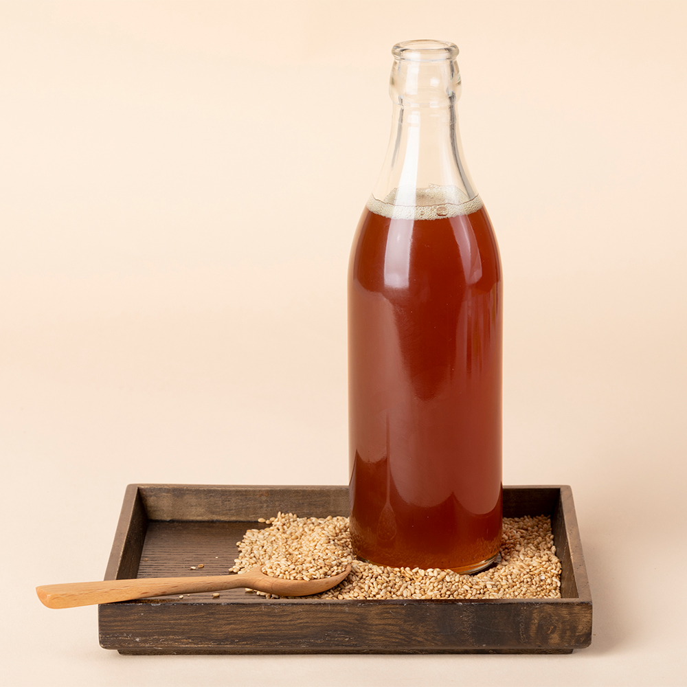 [억수로상회] 통깨로 압착한 참기름 들기름 350ml (외국산 깨) - 상세 이미지 4