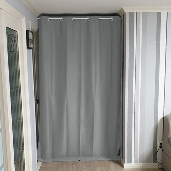 방한 암막 중문 커튼 베란다 거실 큰창 커튼 겨울 차단