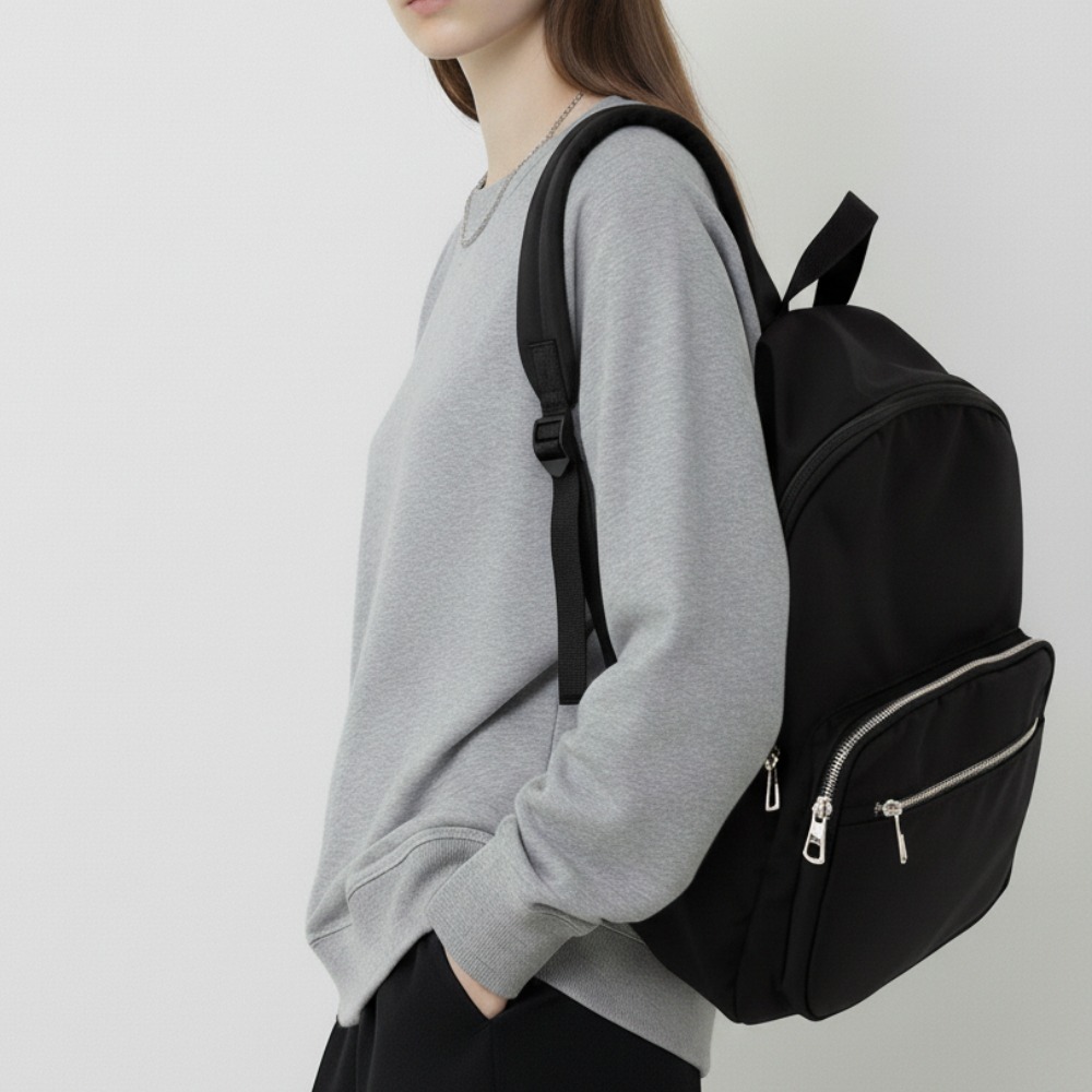 나일론 여성백팩 대학생 직장인 여자 학생 학원 여행 데일리 가방 CY86645