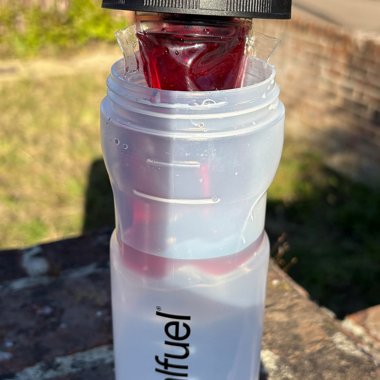 듀얼퓨엘 자전거 물통 에너지젤 내장 물병 라이딩 보틀 750ml - 상세 이미지 5