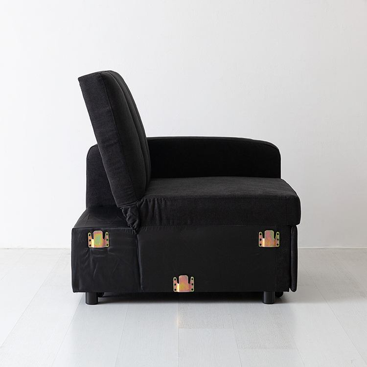 네르센 1인 패브릭 소파베드 XY2178 7238.0152, 다크그레이