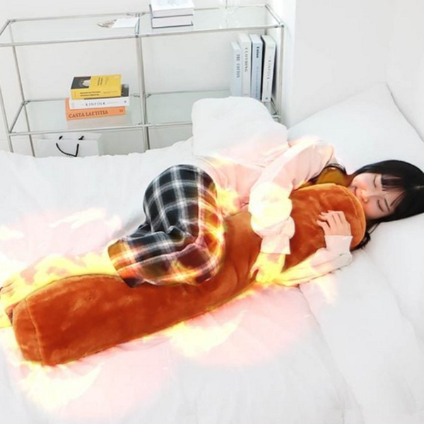 안고자는 밍크 바디 필로우 일자형 극세사 바디 필로우 쿠션 대형 - 상품 이미지