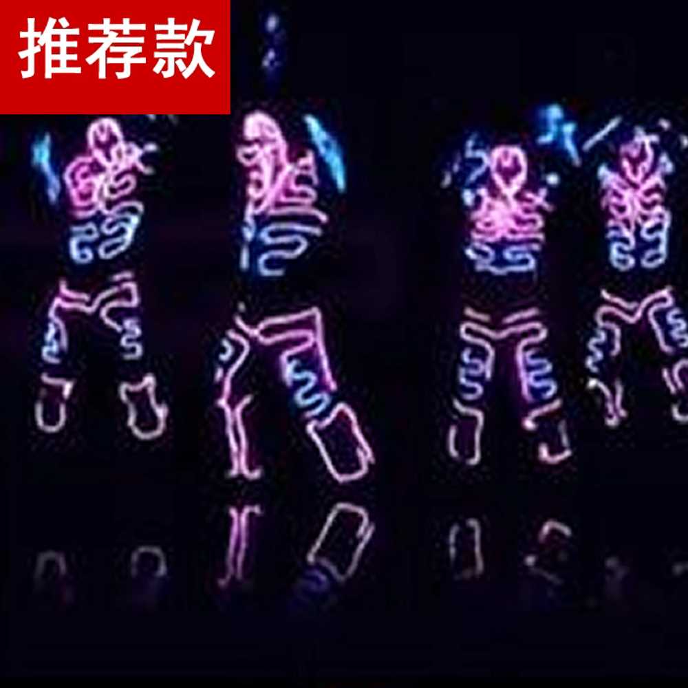 LED 의상 콘서트 의류 네온 수트 졸라맨 발광 형광옷 A - 상세 이미지 5
