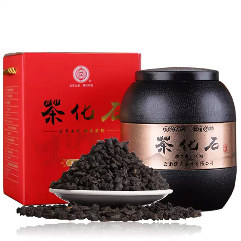 (해외직구b346)전길호 차화석 찹쌀향 보이숙차 쇄은자 500g - 상품 이미지