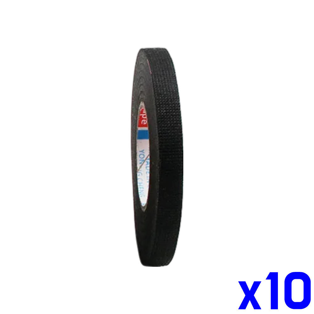 열에 강한 직조 패브릭 전기테이프 9mm x10개 - 메인 이미지