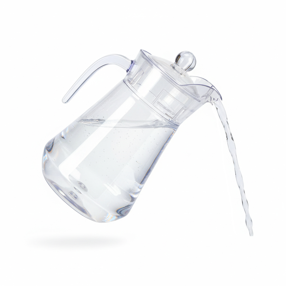 업소용 PC 투명 워터피쳐 카페물병 플라스틱 물통 1450ml - 메인 이미지