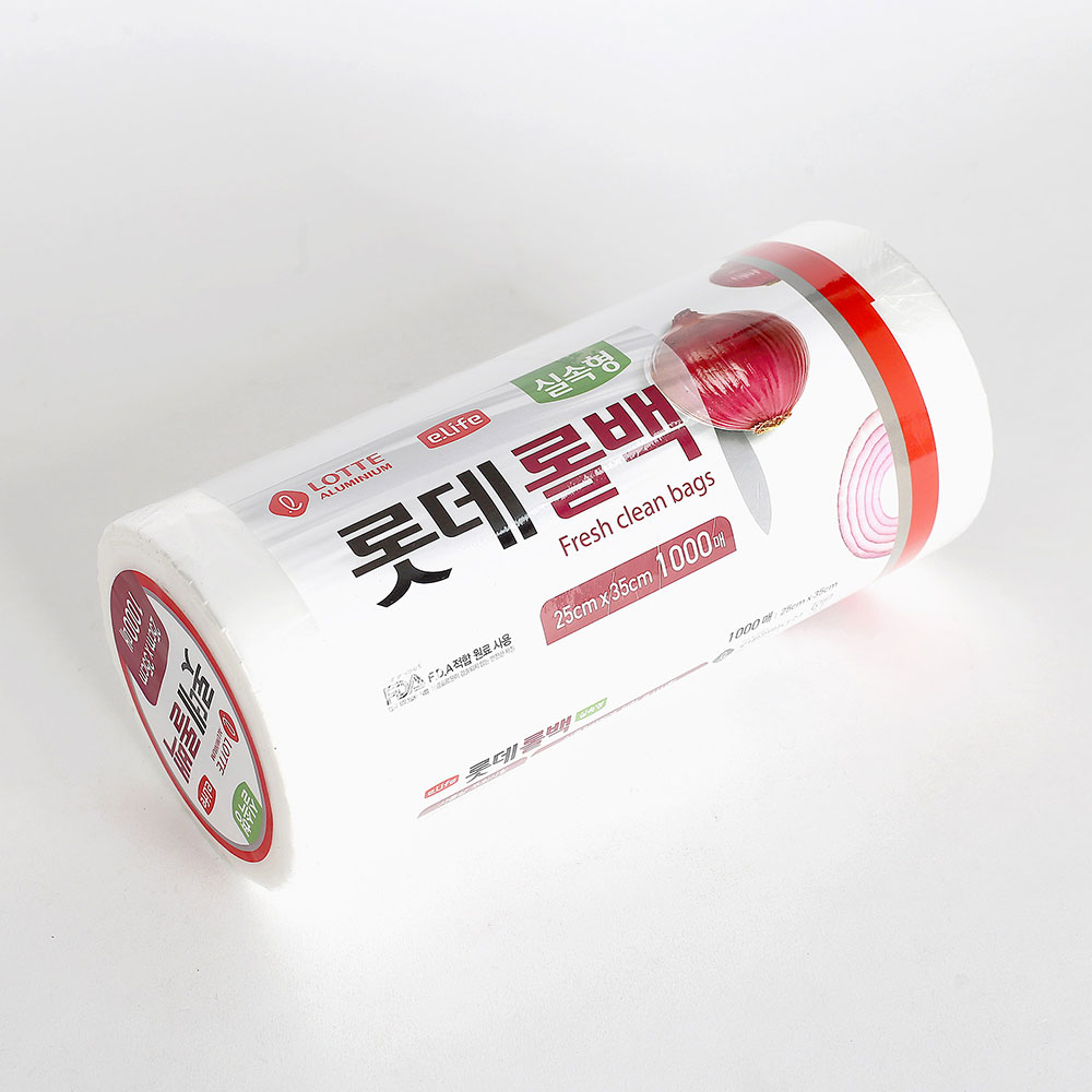 지퍼백 실속형 위생롤백 대용량 중형 비닐롤팩 지퍼팩 - 상세 이미지 2
