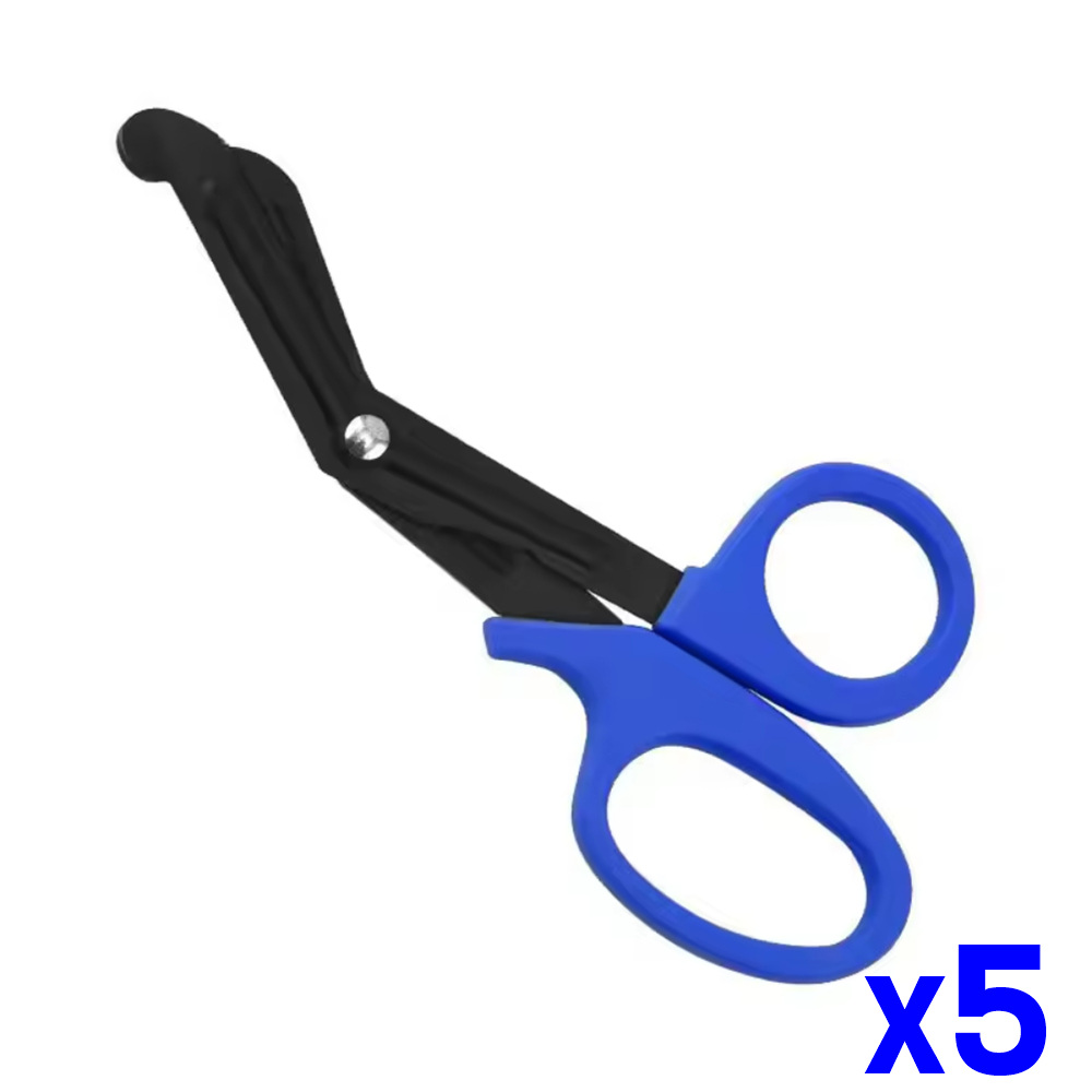 붕대가위 15cm 드레싱가위 가정비상구급용 x5개 - 상품 이미지